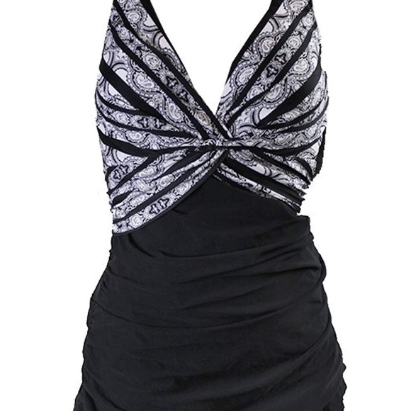 slimming swim dress